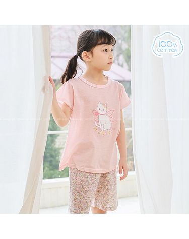 [보리보리] 바풀 PL SS44-01 아동내복 순면 반팔 유아 아동 실내복 여름 잠옷 상하