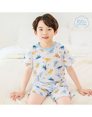 [보리보리] 바풀 PL SS44-04 아동내복 순면 반팔 유아 아동 실내복 여름 잠옷 상하