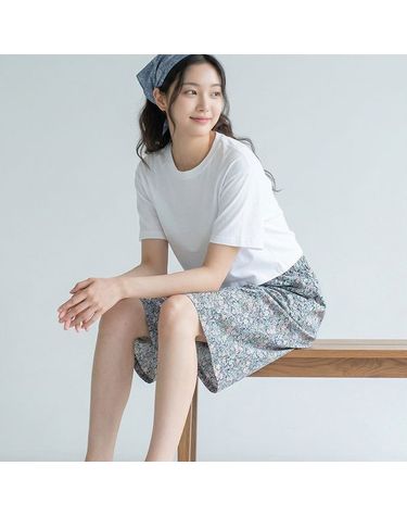 [보리보리] 바풀 SN PS 1805-2 인견 여성 실내복 7부 파자마 봄 여름 쿨 인견잠옷 바지