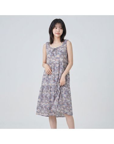 [보리보리] 바풀 TB 1800-86 쿨 레이온 여름 원피스 잠옷 자연섬유 실내복 민소매