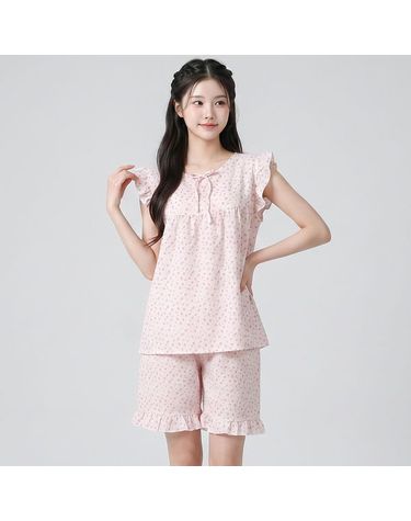 [보리보리] 바풀 TB ENNE 1812-60 여성 민소매 잠옷 상하세트 여름 파자마 투피스