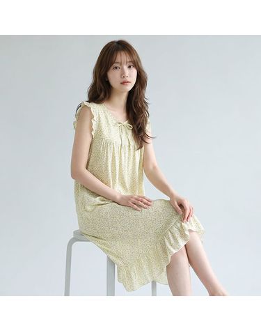 [보리보리] 바풀 TB ENNE 1812-61 여성 민소매 잠옷 나시 원피스 여름 실내복