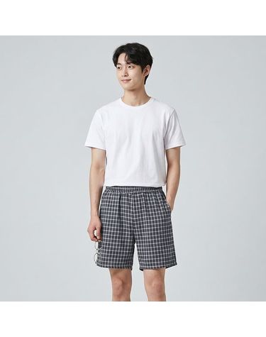 [보리보리] 바풀 DY DB 1863-12 쿨 5부 파자마 남성 여성 쿨링 포켓 반바지 봄 여름 팬츠
