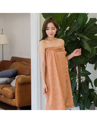 [보리보리] CA30025-14 여성 골프가운 모달 코튼 샤워 랩가운