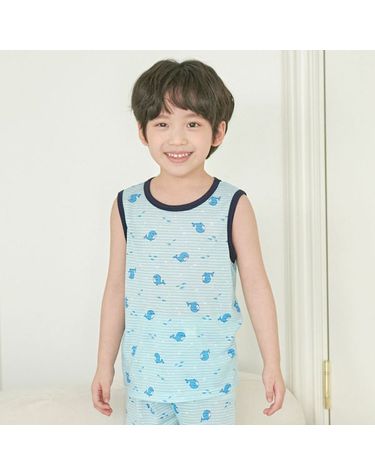 [보리보리]  아동 나시 러닝 고래밥 쿨업자가드 민소매세트