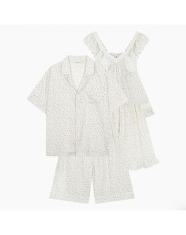 [보리보리] 바풀 LL6040-53 커플잠옷 라이오셀 파자마 신혼부부 여성 남성 잠옷 상하 세트