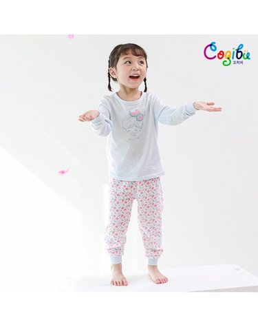 [보리보리] 오렌지걸 자카드 9부세트C21S3203GAB_BU