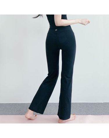 [보리보리]  기모 부츠컷팬츠 요가레깅스 블랙