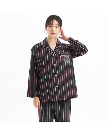 [보리보리] 모던ST 여성 긴팔 순면 잠옷 세트