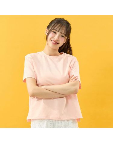 [보리보리] 보디드라이 하이코튼 쿨링 여성 반팔티 EDZ7002