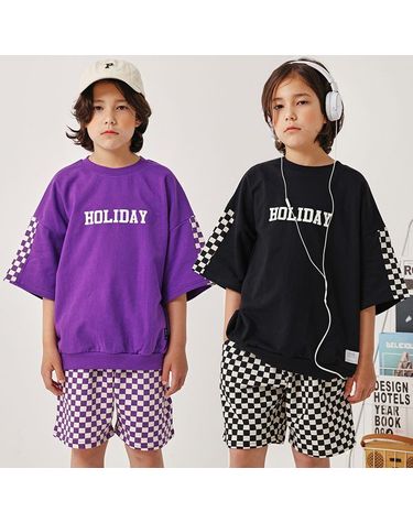 [보리보리] 체커보드티