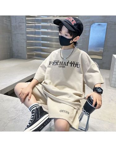 [보리보리] 재한 캐주얼 반팔 상하복 세트