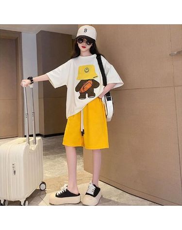 [보리보리] 재한 초등학생 오버핏 반팔세트