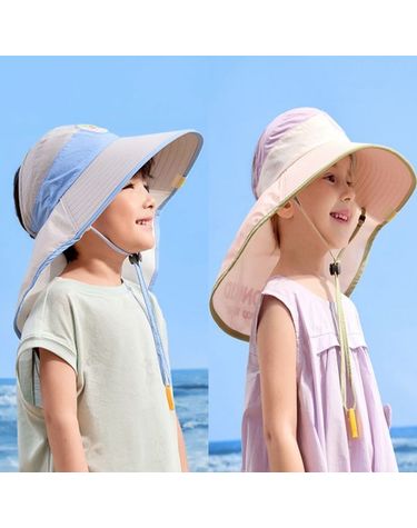 [보리보리]  키즈 아동 햇빛 차단 플랩캡 워터파크 모자