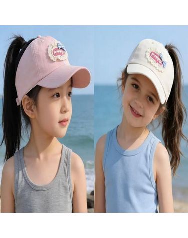 [보리보리]  아동 레이스패치  포인트 야구모자 여름 패션아이템