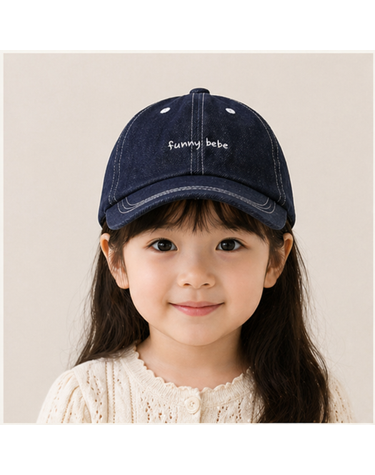 [보리보리]  유아아동 퍼니 데님 야구캡