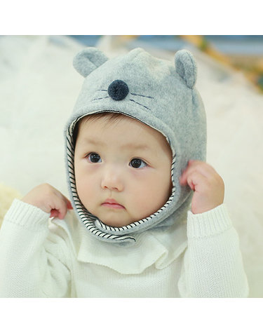 [보리보리]  유아 아동 러브슈 방한 모자