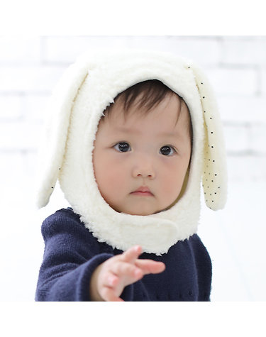 [보리보리]  유아 아동 강아지 방한 모자