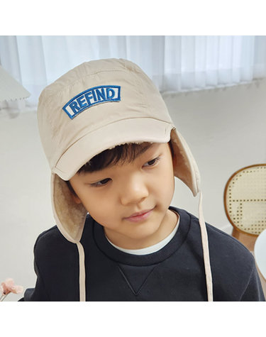 [보리보리]  유아 아동 리파인드 모노 방한 모자