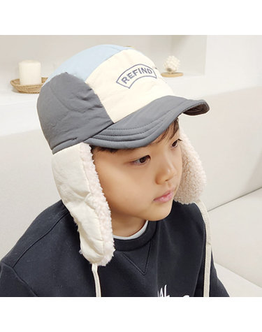 [보리보리]  유아 아동 리파인드 방한 모자