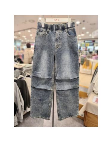[보리보리] 주니어 세이브존01 파라슈트기모데님팬츠 24w5206