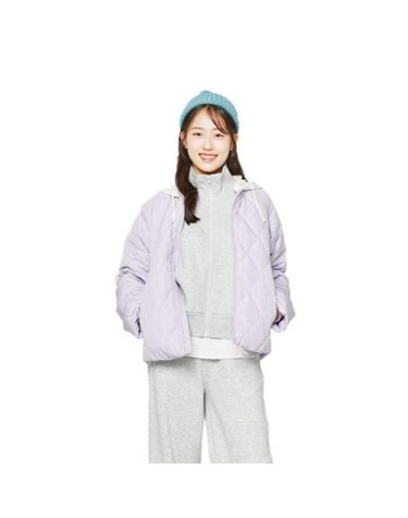 [보리보리]  세이브존07 멜란지그레이크롭반목점퍼 23W0755