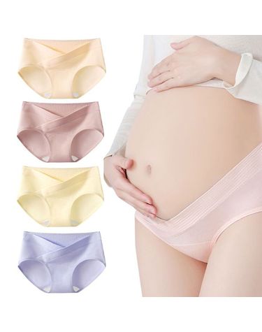 [보리보리] 크로스오버 V라인 임부팬티 5매세트산전부터 산후