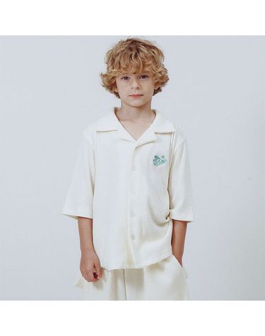 [보리보리] NEW BLAB WAFFLE SHIRT_IVORY