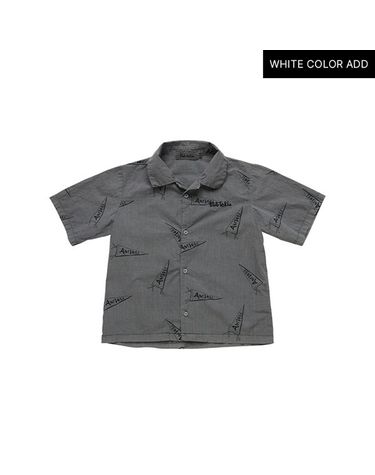 [보리보리] ANTIBES FLAG SHIRT_GRAY
