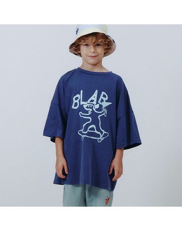 [보리보리] BLAB BOARD SHORT T-SHIRT_NAVY