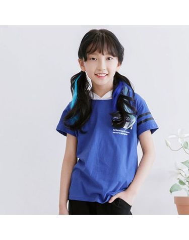 [보리보리] 코드후드 반팔티 여