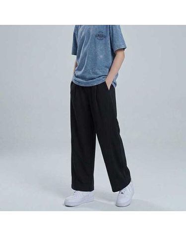 [보리보리] 행텐틴즈 동백01 더블페이스 커브드 팬츠_블랙 14580-038-607-09-100