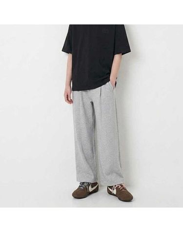 [보리보리] 행텐틴즈 동백01 더블페이스 커브드 팬츠_멜란지그레이 14580-038-607-09-055