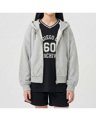[보리보리] 행텐틴즈 동백01 여아 레이스 후드집업_멜란지그레이 14580-134-602-31-055