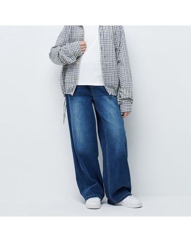 [보리보리] 행텐틴즈 동백01 여아 스판 세미와이드 데님팬츠_더스티블루 14580-155-601-10-294
