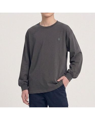 [보리보리] 행텐틴즈 동백01 베니 러버 와펜 티셔츠_다크그레이 14580-031-604-31-165