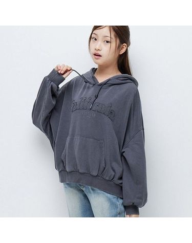 [보리보리] 행텐틴즈 동백01 여아 피그먼트 후드티셔츠_멜란지그레이 14580-131-609-09-055