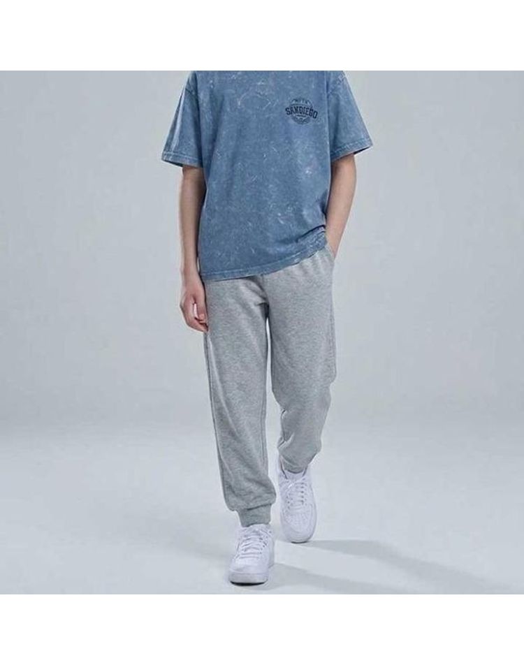 행텐 틴즈 [보리보리] 행텐틴즈 동백01 더블페이스 조거팬츠_멜란지그레이 14580-038-602-09-055 EW10XX00256