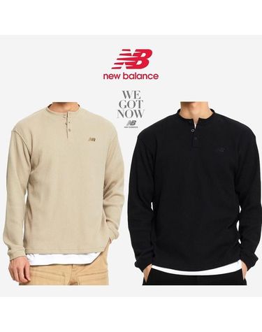 [보리보리]  와플 헨리넥 긴팔티 SEMI OVER FIT