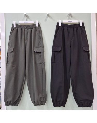 [보리보리]  동백01  나일론 스판 기모 카고 조거 바지26D0234 26D0234