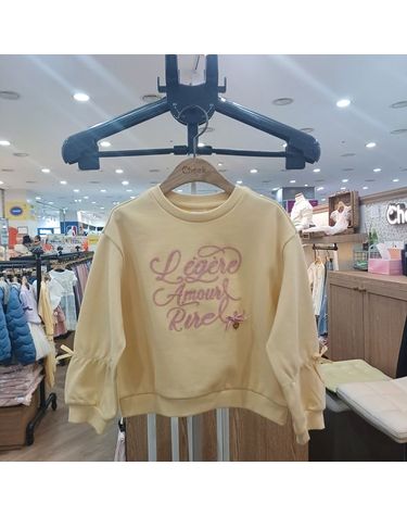 [보리보리]  리본 포인트 맨투맨 CKMA2582G02