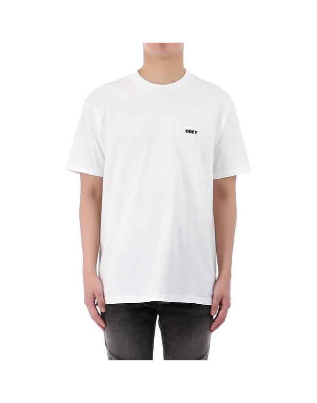 오베이 오베이 스타 그래픽 반팔 티셔츠 165264049 WHITE 착용컷
