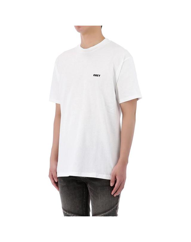 오베이 오베이 스타 그래픽 반팔 티셔츠 165264049 WHITE 착용컷