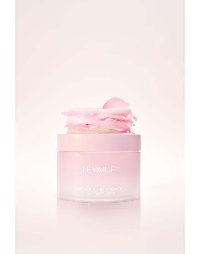 파뮤 로즈 인퓨즈드 토닝 패드 160mL 착용컷