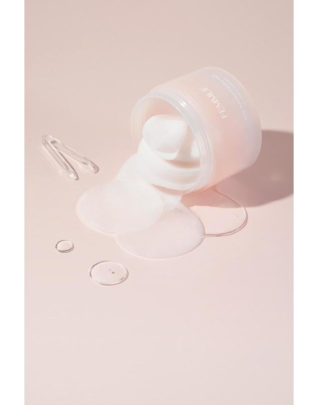 파뮤 로즈 인퓨즈드 토닝 패드 160mL 착용컷