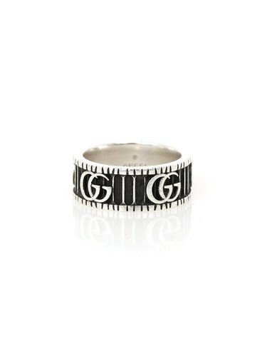 [중고명품] 구찌 실버반지 GG 마몬트 와이드 더블 G 반지 실버링 12호 551899
