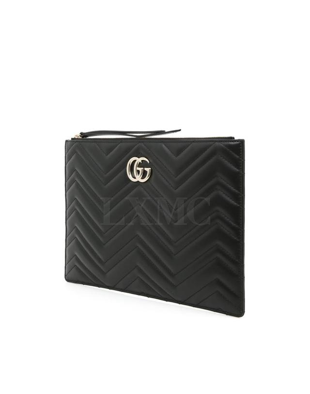 구찌 [중고명품] [중고명품] 구찌 GG 마몽 라지 파우치 마몬트 클러치 813347 착용컷