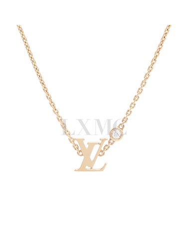 [중고명품] 루이비통 이딜 블라썸 LV 목걸이 다이아 네크리스 Q93655