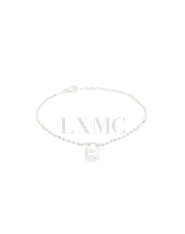 [중고명품] 루이비통 실버 락킷 팔찌 유니세프 실버 브레이슬릿 Q95450