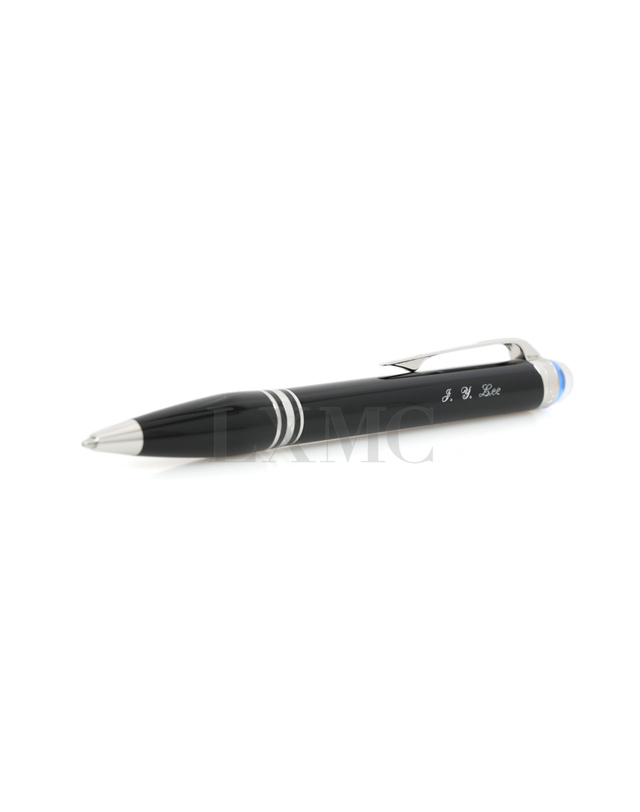 몽블랑 [중고명품] [중고명품] 몽블랑 볼펜 미드나잇 스타워커 레진 PEN 25606 착용컷